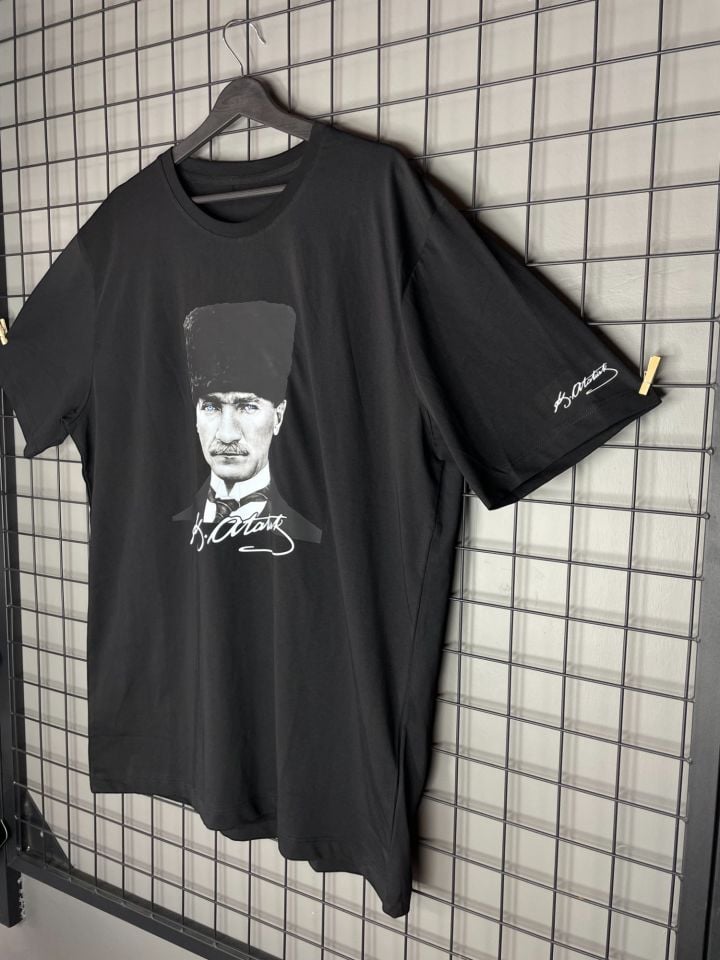 Atatürk Baskı Oversize Tshirt
