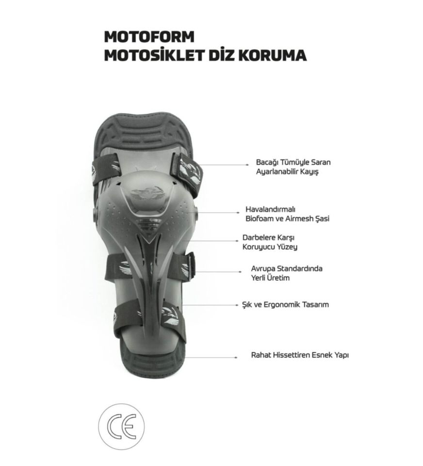 Motosiklet Mafsallı Dizlik Takım