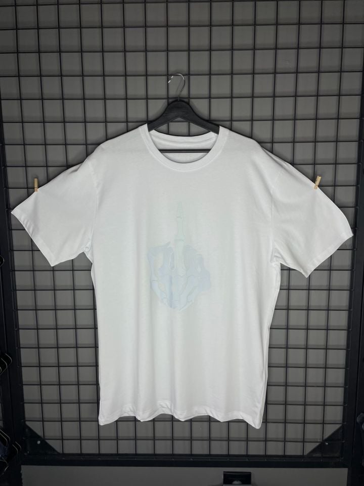 Reflektör Baskı Oversize Tshirt