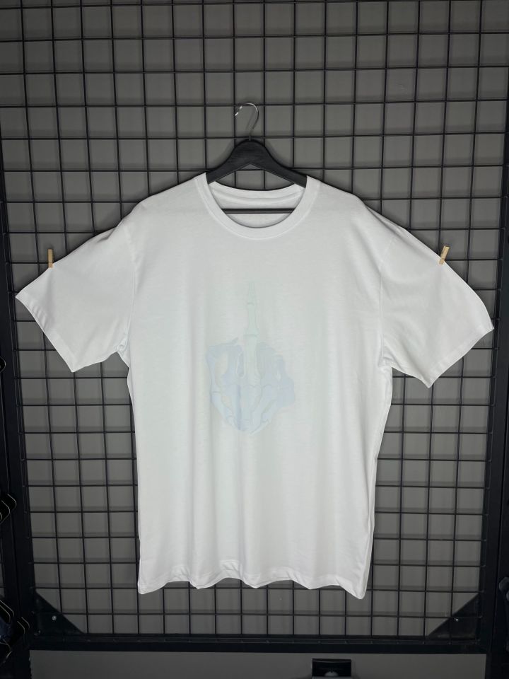 Reflektör Baskı Oversize Tshirt