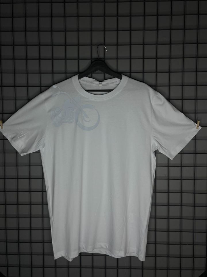 Motosiklet Reflektör Baskı Oversize Tshirt