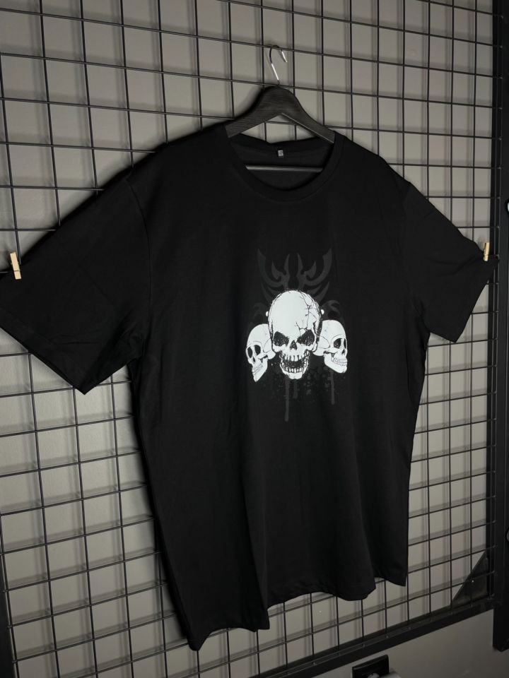Three Skull Oversize Tshirt