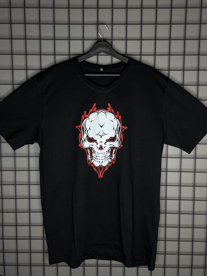Red Skull Oversize Tshirt