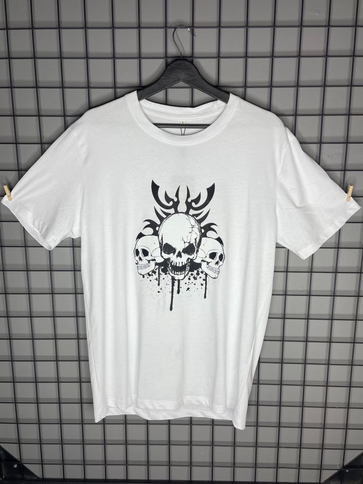 Three Skull Oversize Tshirt