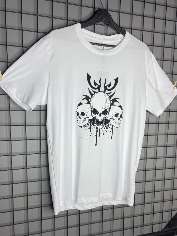 Three Skull Oversize Tshirt
