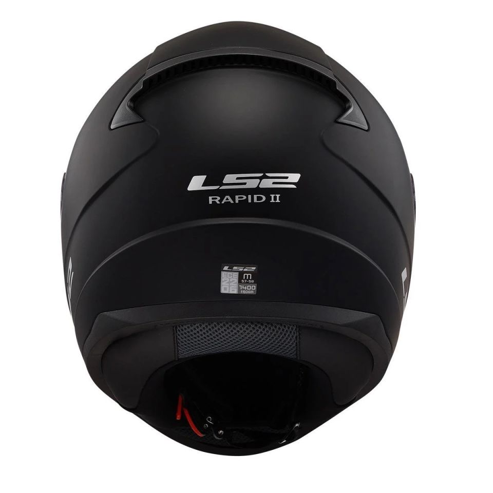 LS2 Rapid II Mat Siyah Kask LARGE