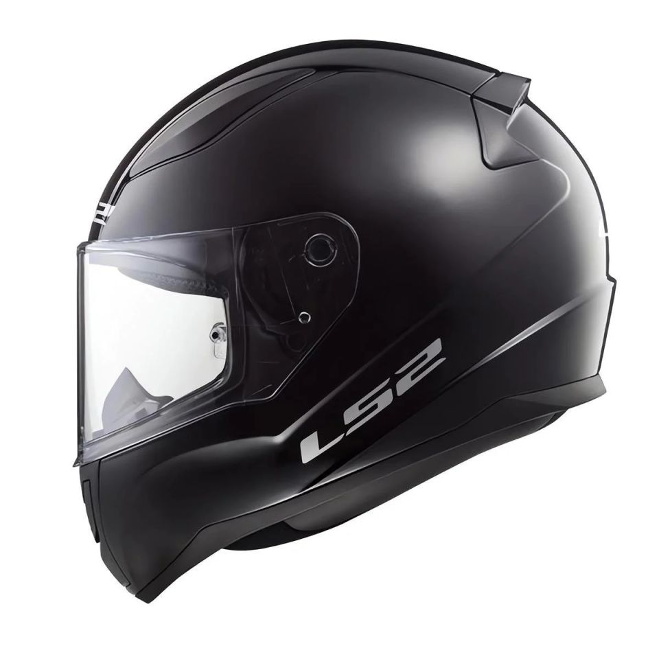 LS2 Rapid II Parlak Siyah Kask