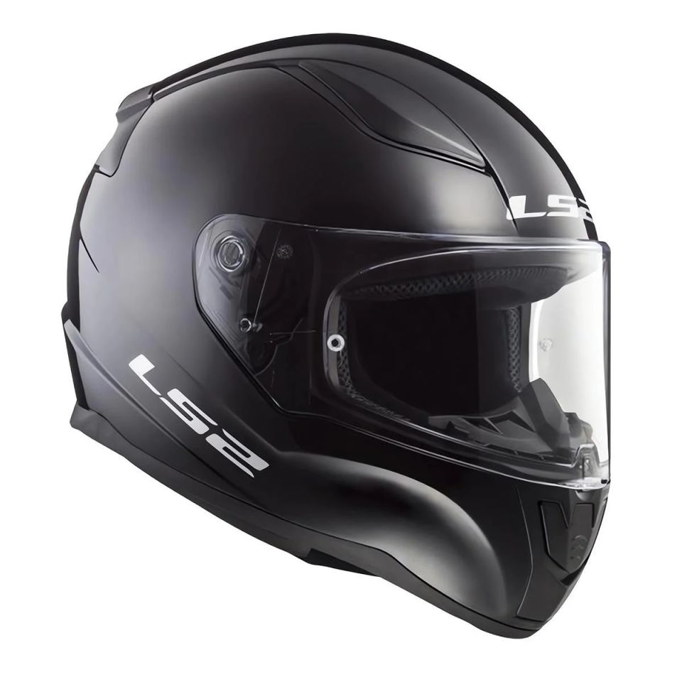 LS2 Rapid II Parlak Siyah Kask