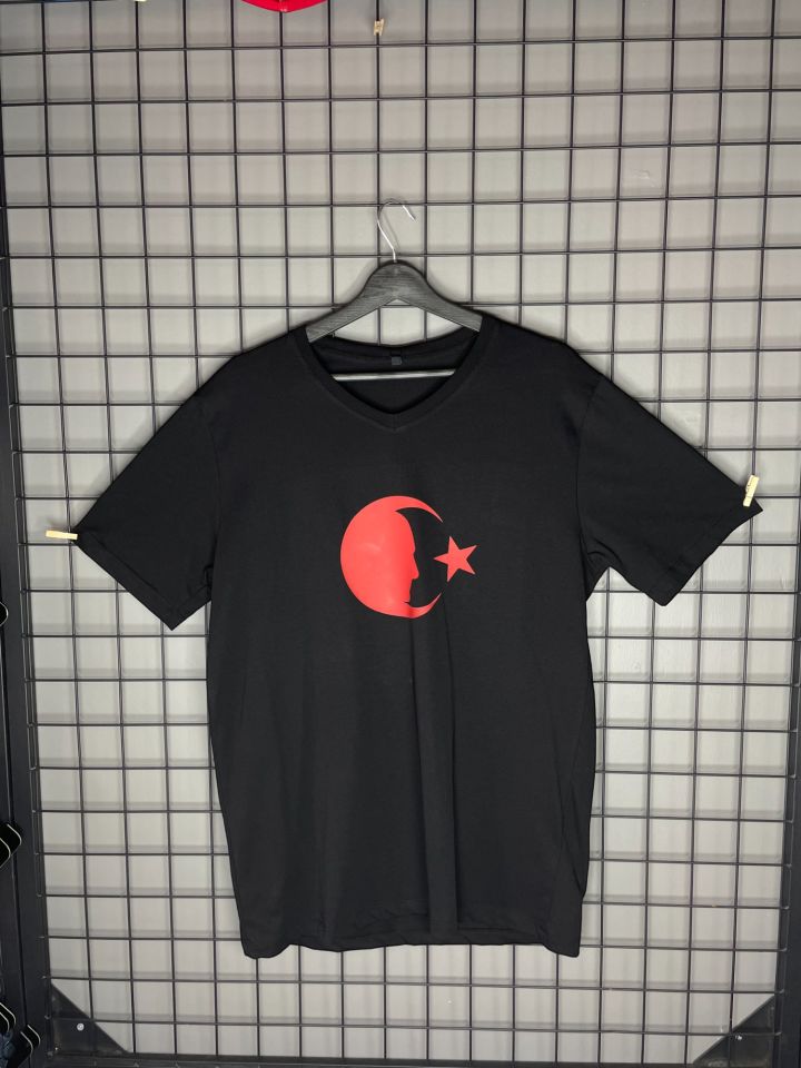 Ay Yıldız Atam Oversize Tshirt