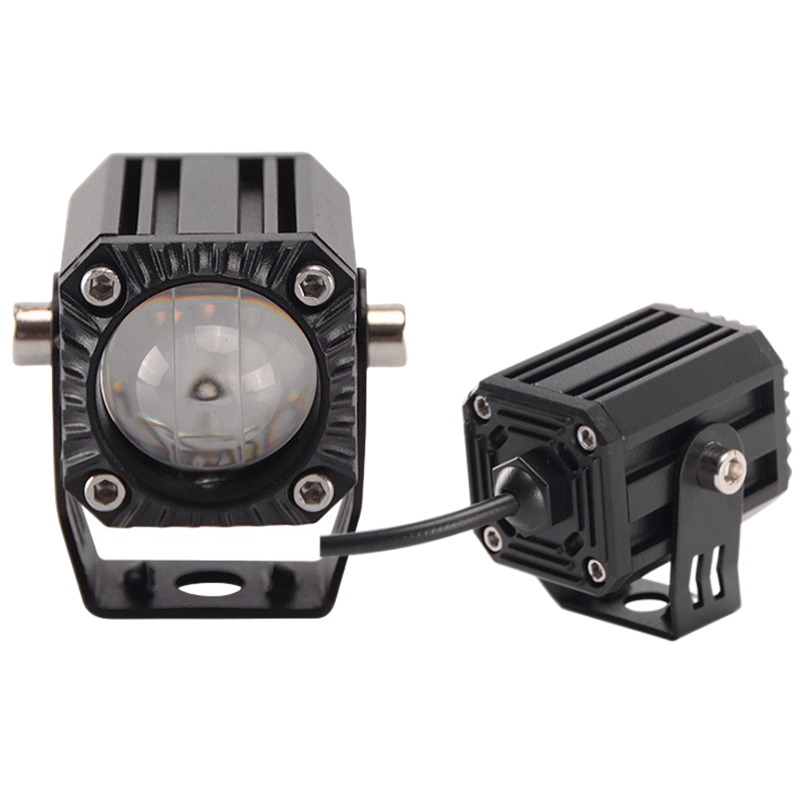 Space Offroad sis lambası 3.5cm beyaz-sarı 10w 12-80v set / LASS348