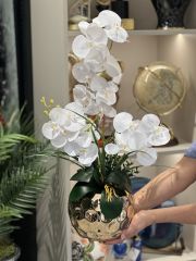 Orkideli vazo No:1