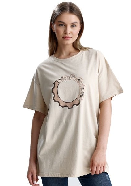 Mühendislik Piksel | Oversize Tişört