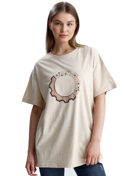 Mühendislik Piksel | Oversize Tişört