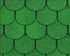 Makro Yaprak Shıngle Yeşil 2,60 mt2 Şıngıl (KARGO BEDAVA)