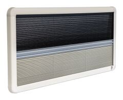 Berhimi 50x120 Amortisörlü Karavan Penceresi (Sineklikli Güneşlikli)
