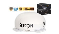 Setcom STC 324 Mobil Uydu Anteni Multi Output (2-4 Çıkış, Yeni Nesil 4K)