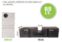 Karavan Su Deposu 85 Lt Master Uyumlu