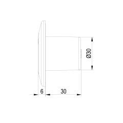 Sanel 12/24V USB - Type C Gömme Şarj Ünitesi (2,1 A)