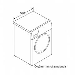 Bosch WAV28KH0TR 1400 Devir 9 kg Çamaşır Makinesi