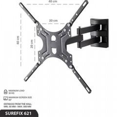 Sonorous Surefıx 621 60'' Hareketli Tv Askı Aparatı