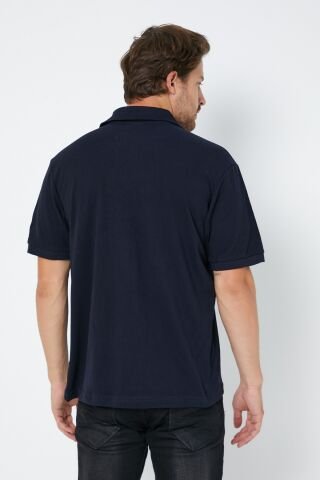 Lacivert Polo Yaka Tshirt