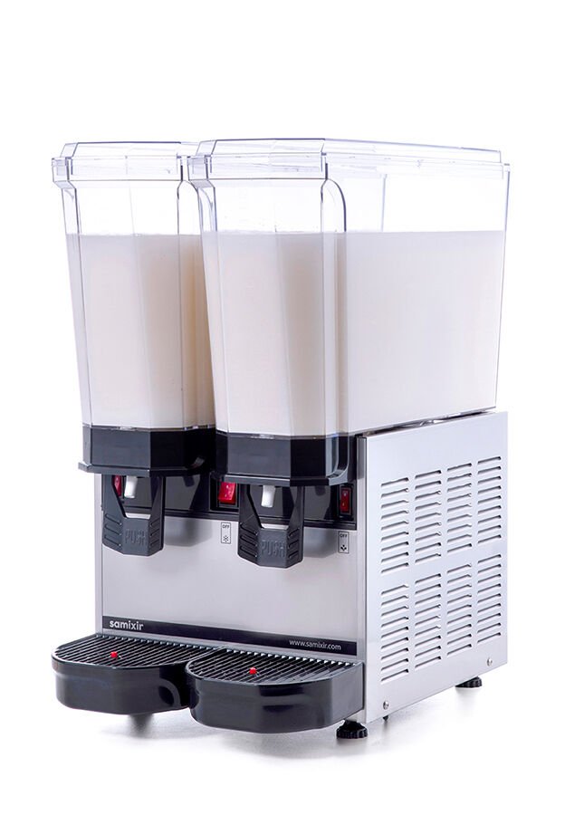 Samixir 40.MMI Klasik Twin Ayran+Ayran Soğuk İçecek Dispanseri - Inox