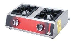 DRN Set Üstü Mini Ocak, İkili, Doğalgazlı, DRNMO-2