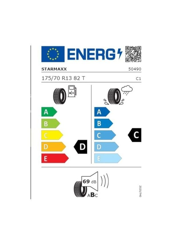 Starmaxx 175/70 R13 TL 82T Tolero St330 Yaz Lastiği Lastiği 2024 Üretim