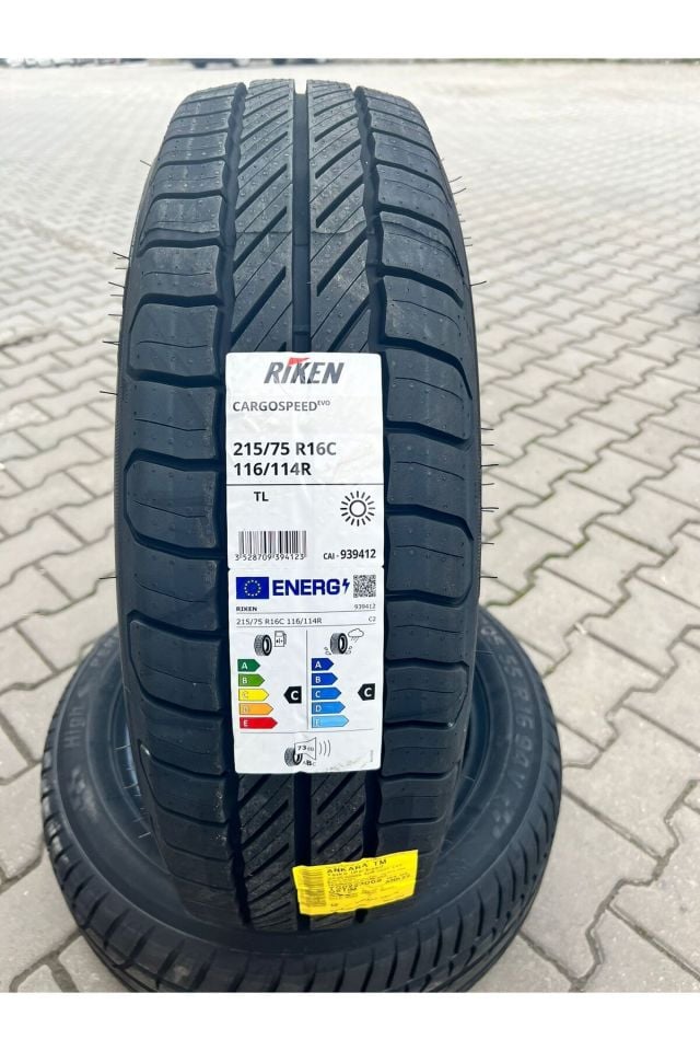 Riken 215/75R16 C 113/111R 8 PR. Cargospeed evo Yaz Lastiği 2023 Üretim