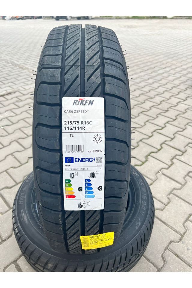 Riken 215/75R16 C 113/111R 8 PR. Cargospeed evo Yaz Lastiği 2023 Üretim