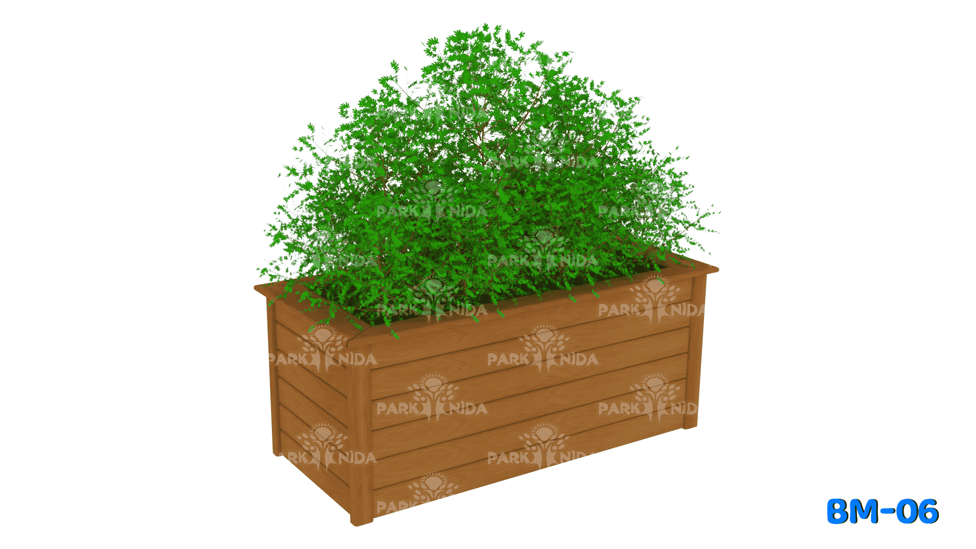 BM-06 Ahşap Saksı 50x100 cm