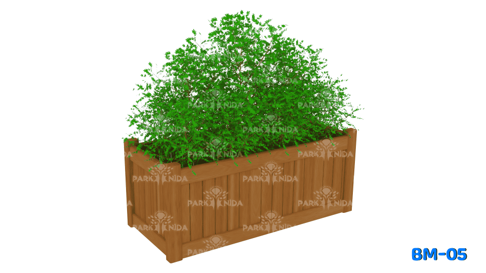 BM-05 Ahşap Saksı 50x100 cm