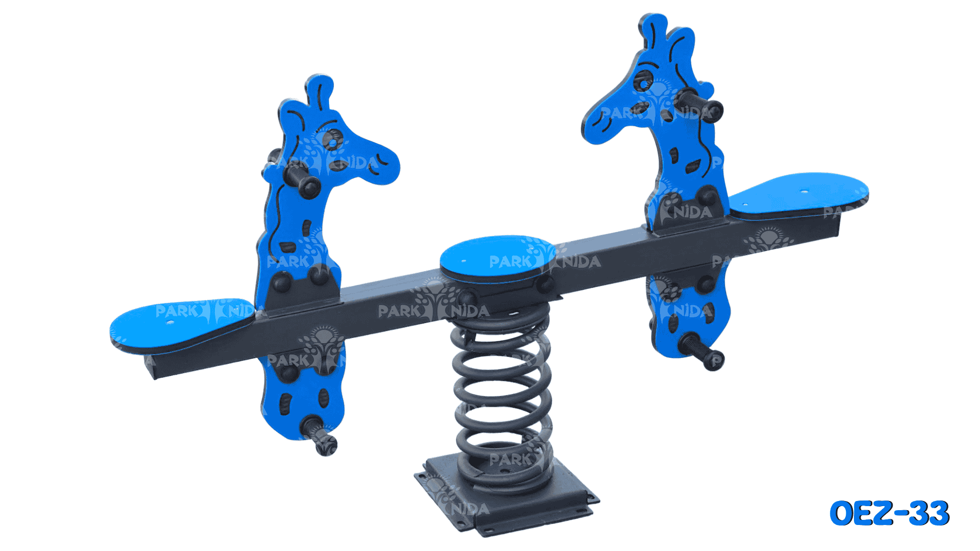 OEZ-33 Zürafa Figürlü Zıpzıplı Tahterevalli (HDPE)