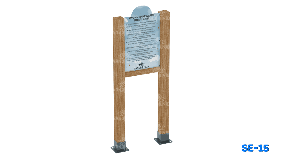 SE-15 Uyarı Tabelası