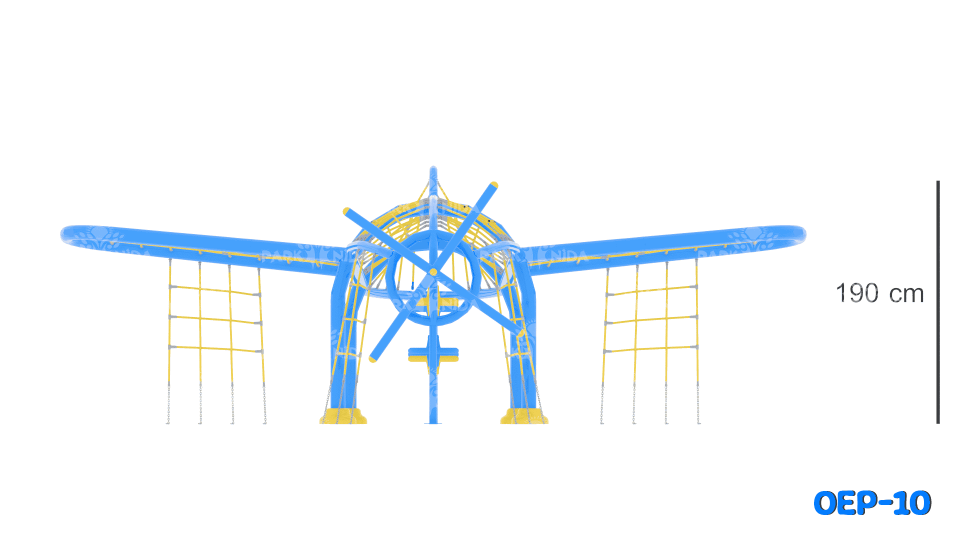 TRİ-10 Uçak Temalı  İp Tırmanma