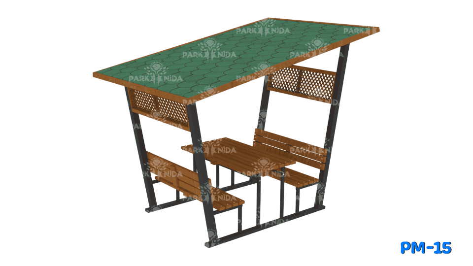 PM-15 Çatılı  Piknik Masası