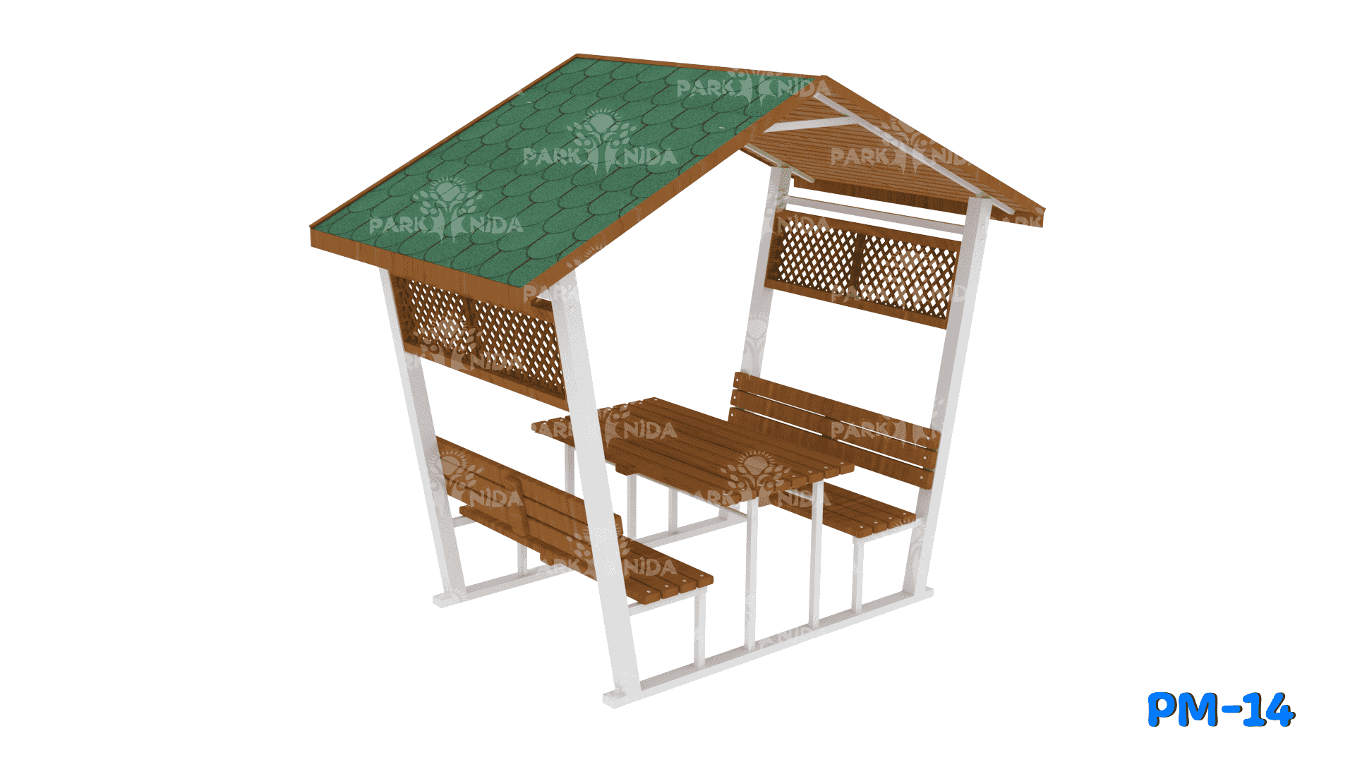 PM-14 Çatılı  Piknik Masası