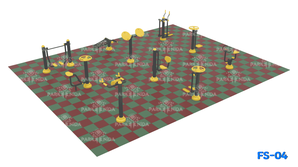 FS-04 10'lu Tekli Fitness Seti