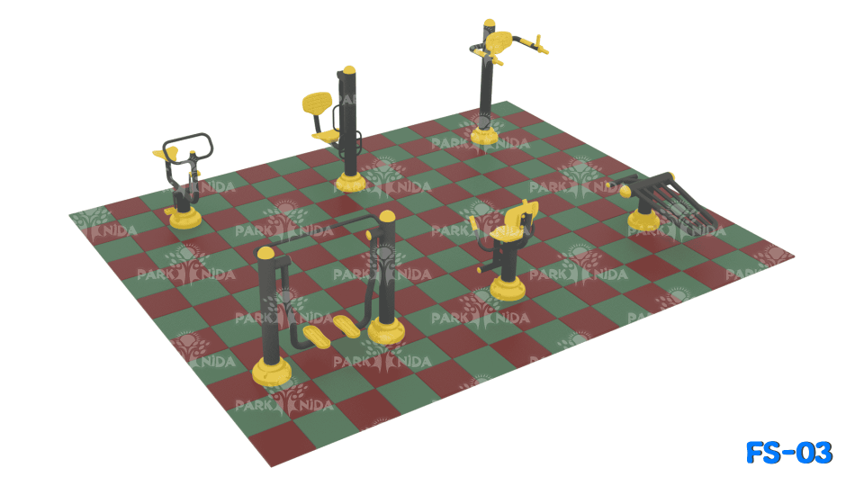 FS-03 6'lı Tekli Fitness Seti