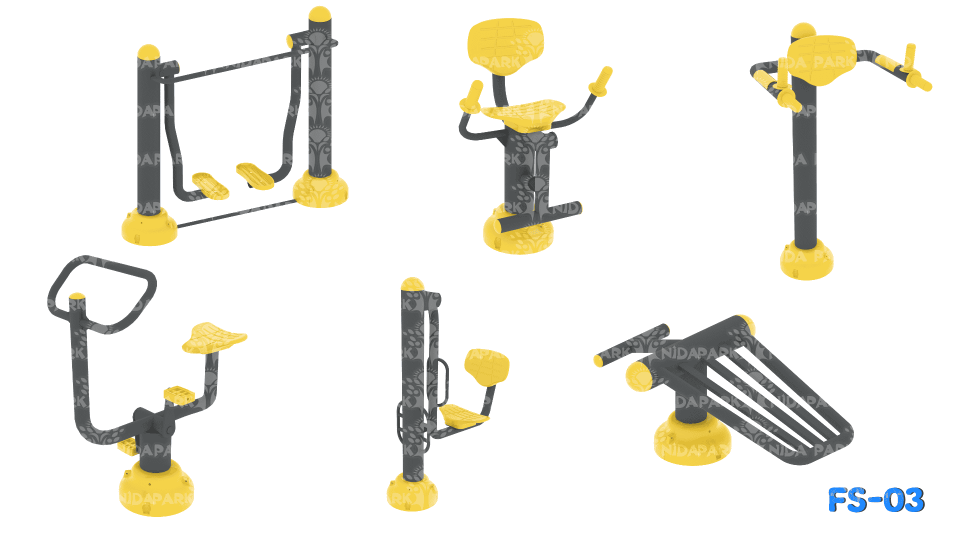 FS-03 6'lı Tekli Fitness Seti