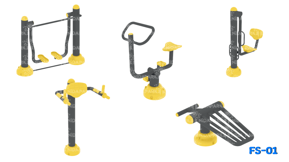 FS-01 5'li Tekli Fitness Seti