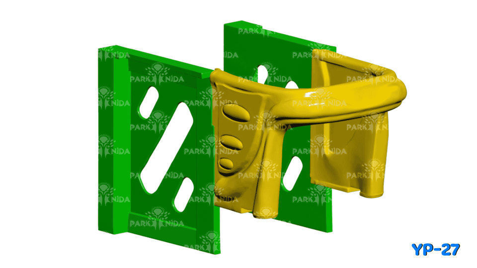 YP-27 Helezon Kaydırak Korkuluğu (3 Parça)