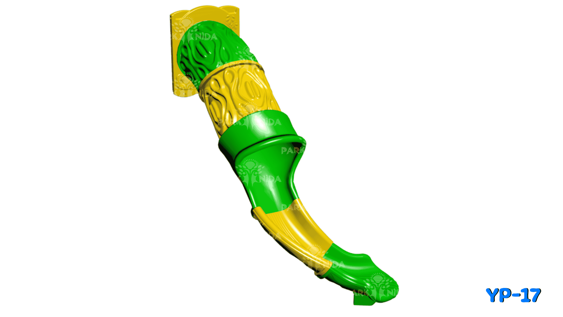 YP-17 H:200 Cm Tüp & Eğri Kaydırak