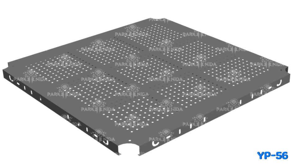 YP-56 Plastisol (PVC) Kaplı Kare Platform
