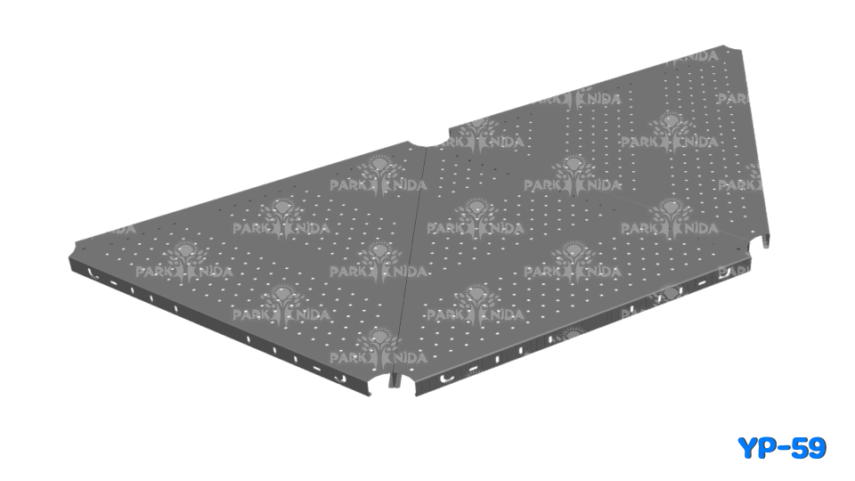 YP-59 Plastisol (PVC) Kaplı Yarım Altıgen Platform