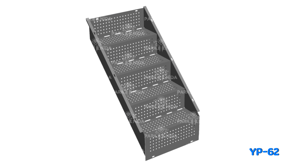 YP-62 Plastisol (PVC) Kaplı H:100 Ara Basamak