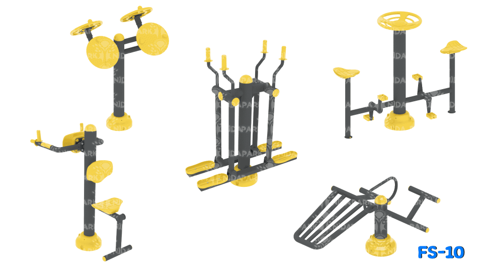 FS-10 5'li Çiftli Fitness Seti