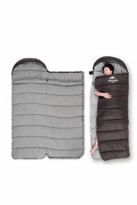 Naturehike U250 Zarf Tarzı Kapüşonlu Uyku Tulumu -10°C Kahverengi-Right