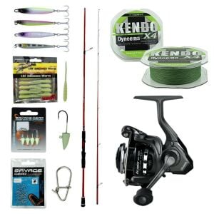 YekOutdoor Okuma Profesyonel LRF Seti Okuma Red Spin 7'6'' 228 cm 3-15 gr 2 Parça&Okuma Acuador ACU-1000A 3+1BB Olta Makinesi