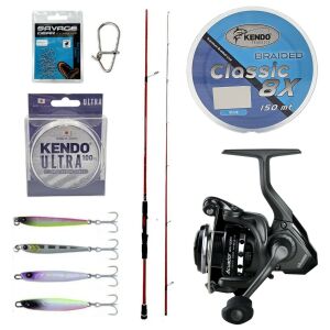 YekOutdoor LRF JİG Seti Okuma Red Spin 7'6'' 228 cm 3-15 gr 2 Parça&Okuma Acuador ACU-1000A 3+1BB Olta Makinesi